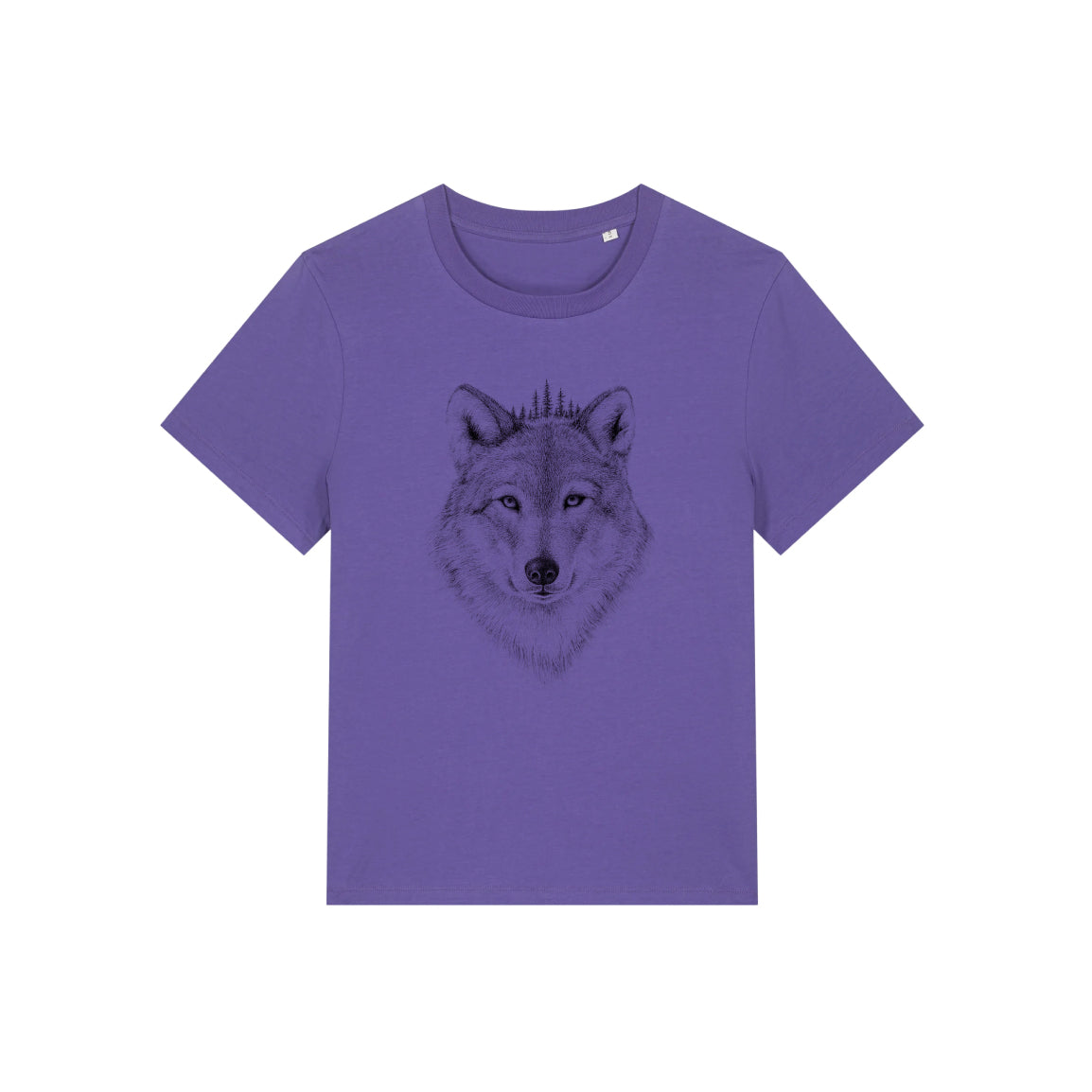 BLACK FOREST WOLF - WOMEN'S BIO T-SHIRT