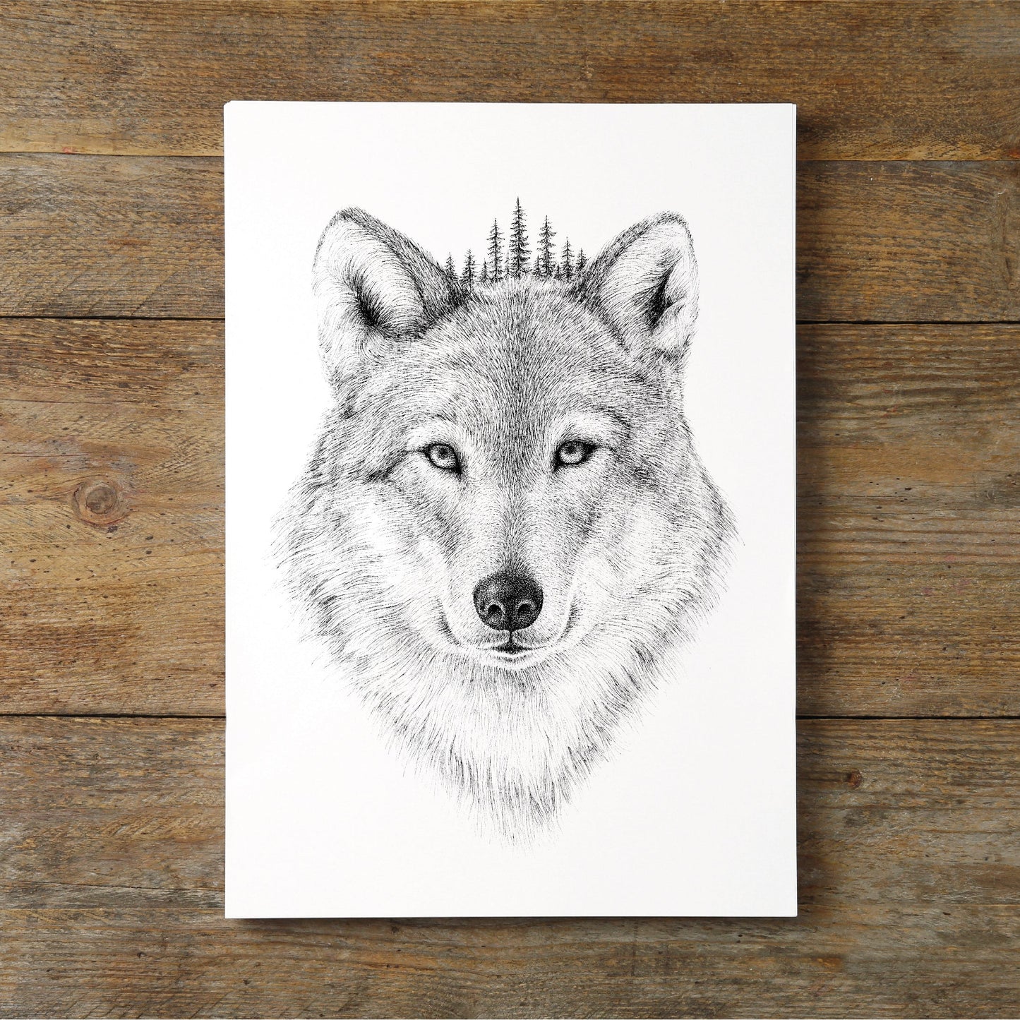 BLACK FOREST WOLF - ORIGINAL ART