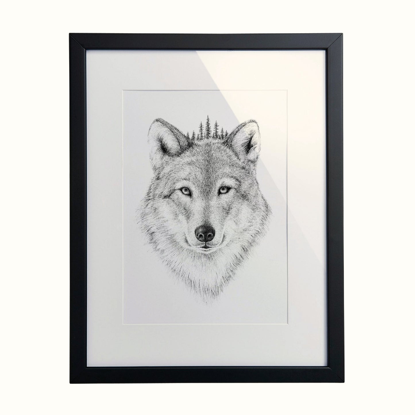 BLACK FOREST WOLF - ORIGINAL ART