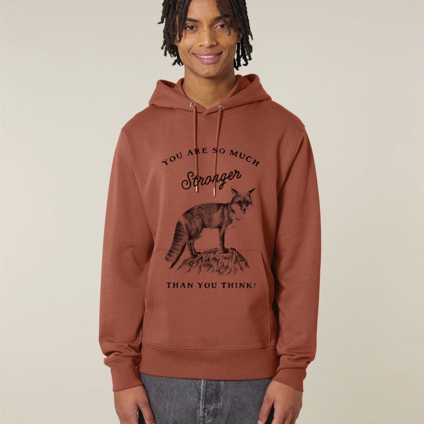 STRONGER - UNISEX BIO HOODY