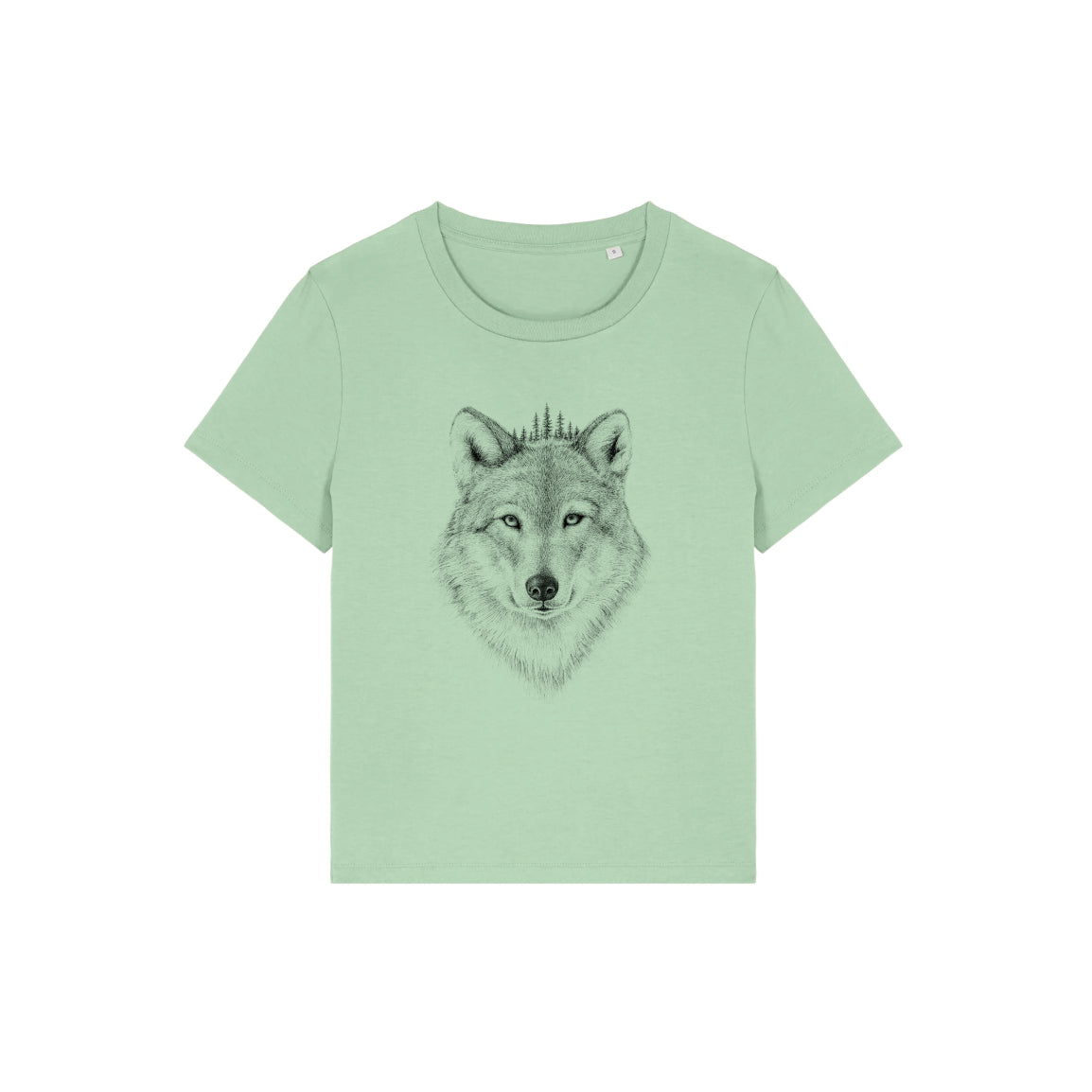 BLACK FOREST WOLF - WOMEN'S BIO T-SHIRT