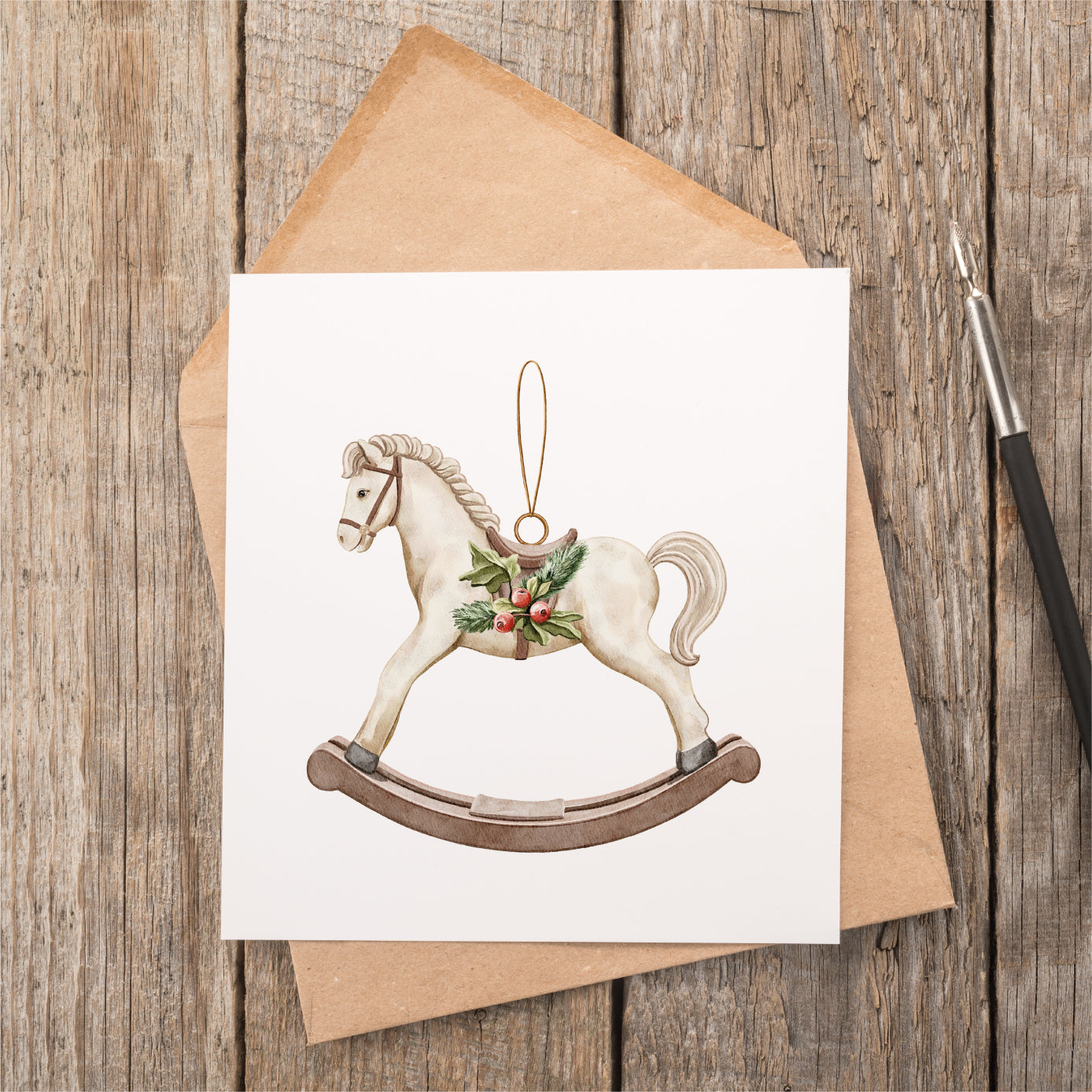 WINTER HORSE - GREETING CARD