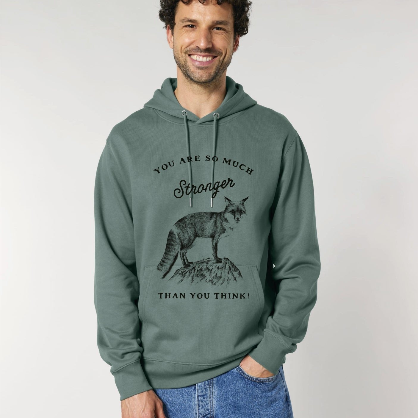 STRONGER - UNISEX BIO HOODY