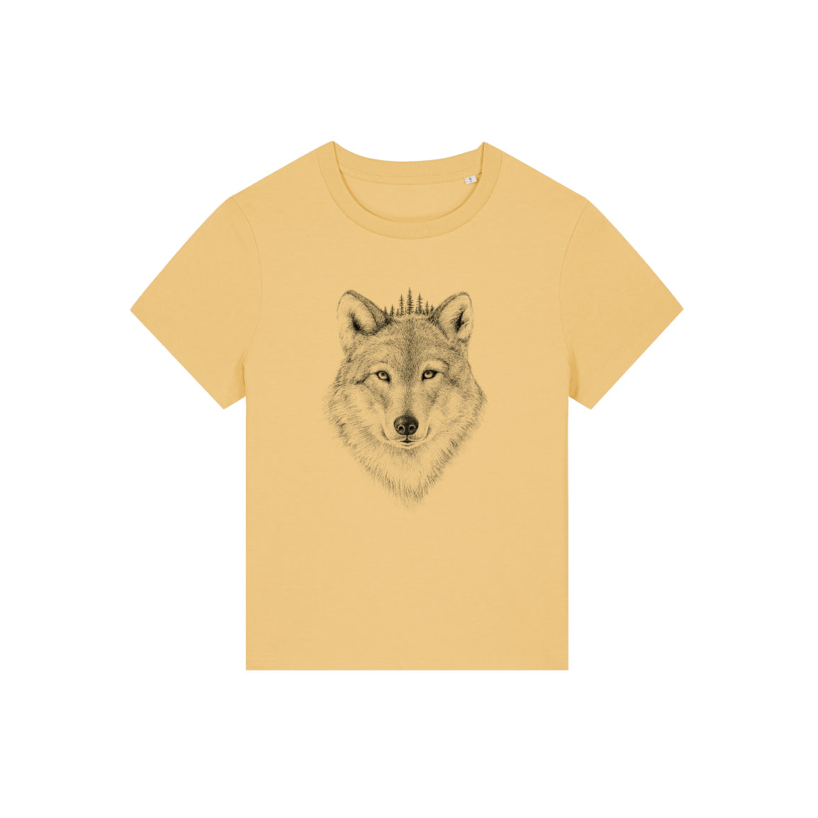 BLACK FOREST WOLF - WOMEN'S BIO T-SHIRT