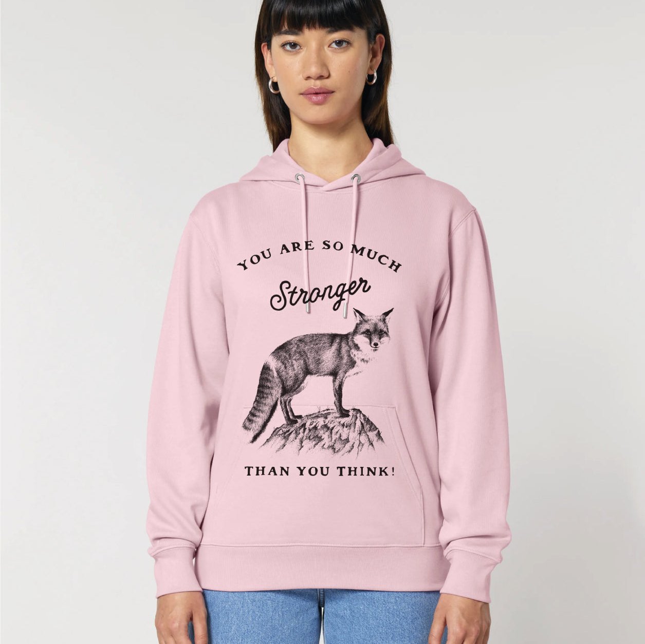 STRONGER - UNISEX BIO HOODY