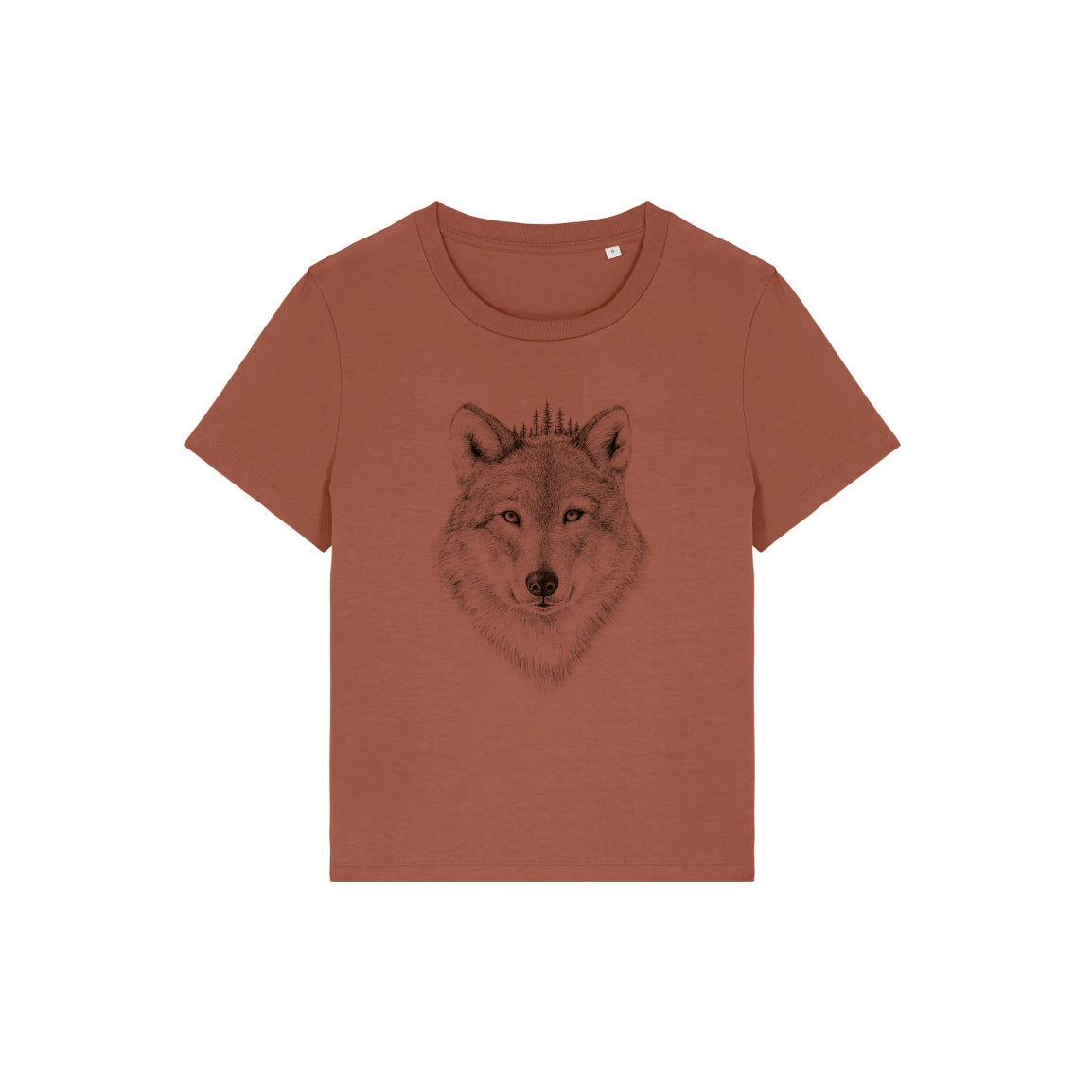 BLACK FOREST WOLF - WOMEN'S BIO T-SHIRT