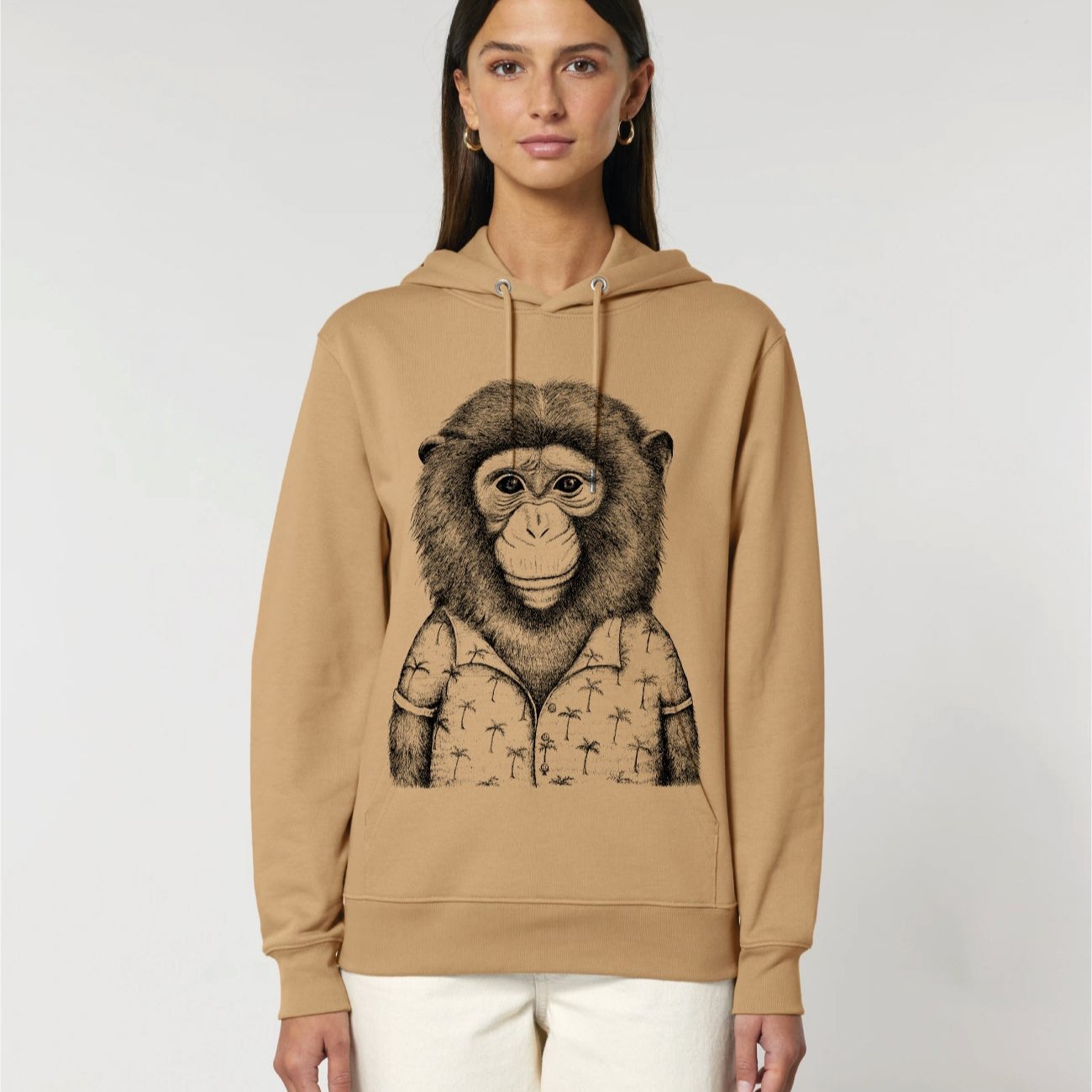 HAWAIIAN AFFE - UNISEX BIO HOODY