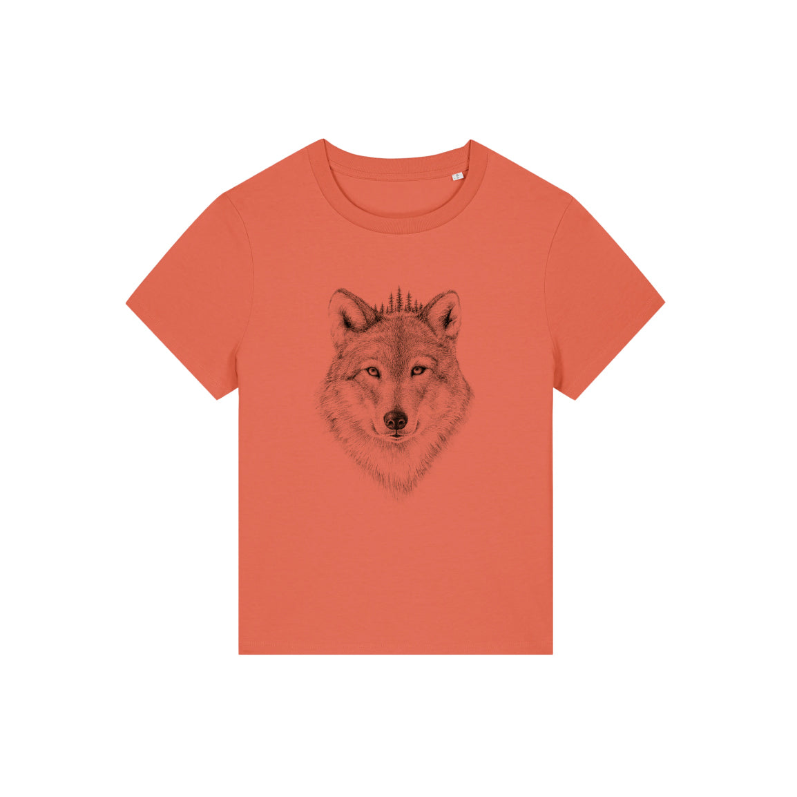 BLACK FOREST WOLF - WOMEN'S BIO T-SHIRT