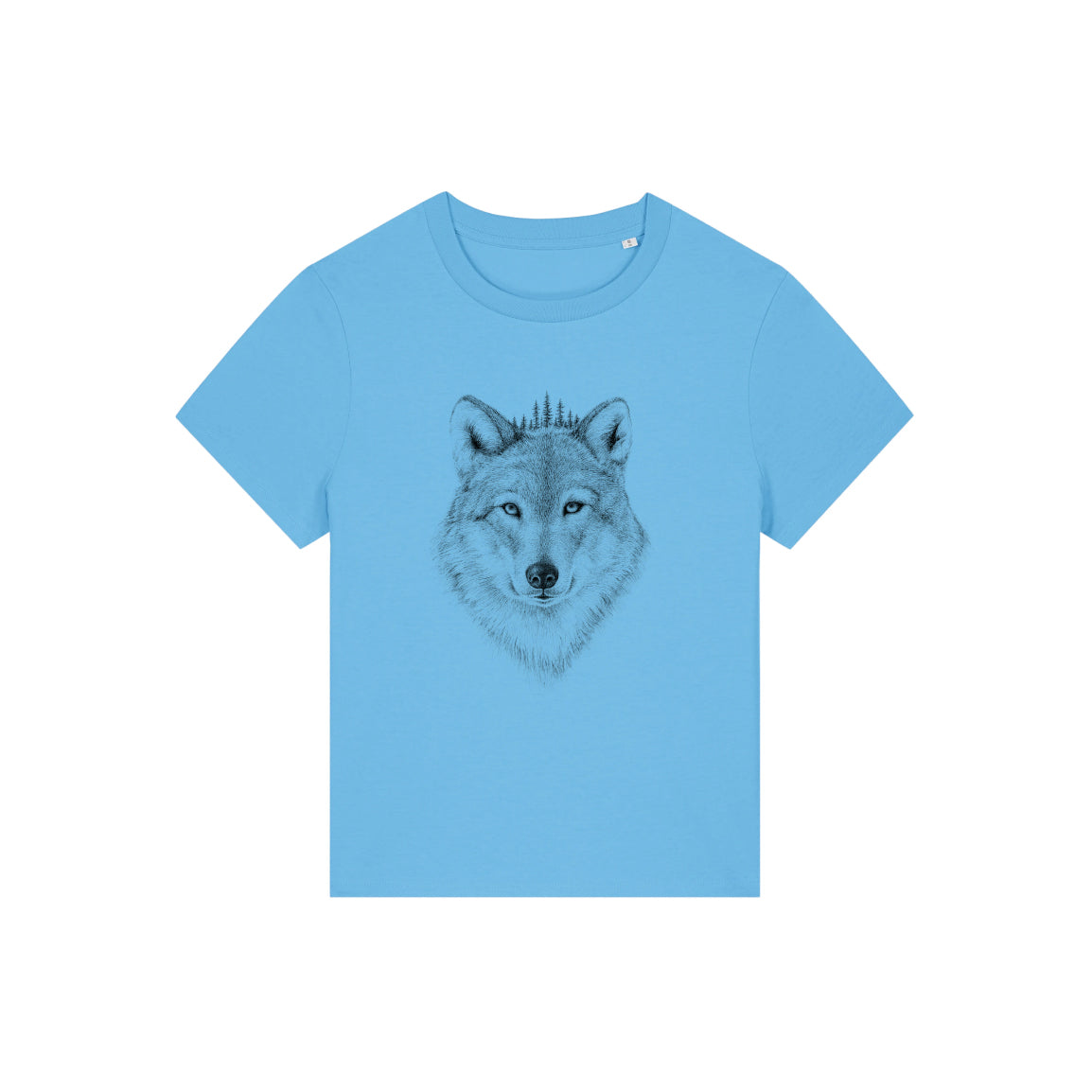 BLACK FOREST WOLF - WOMEN'S BIO T-SHIRT