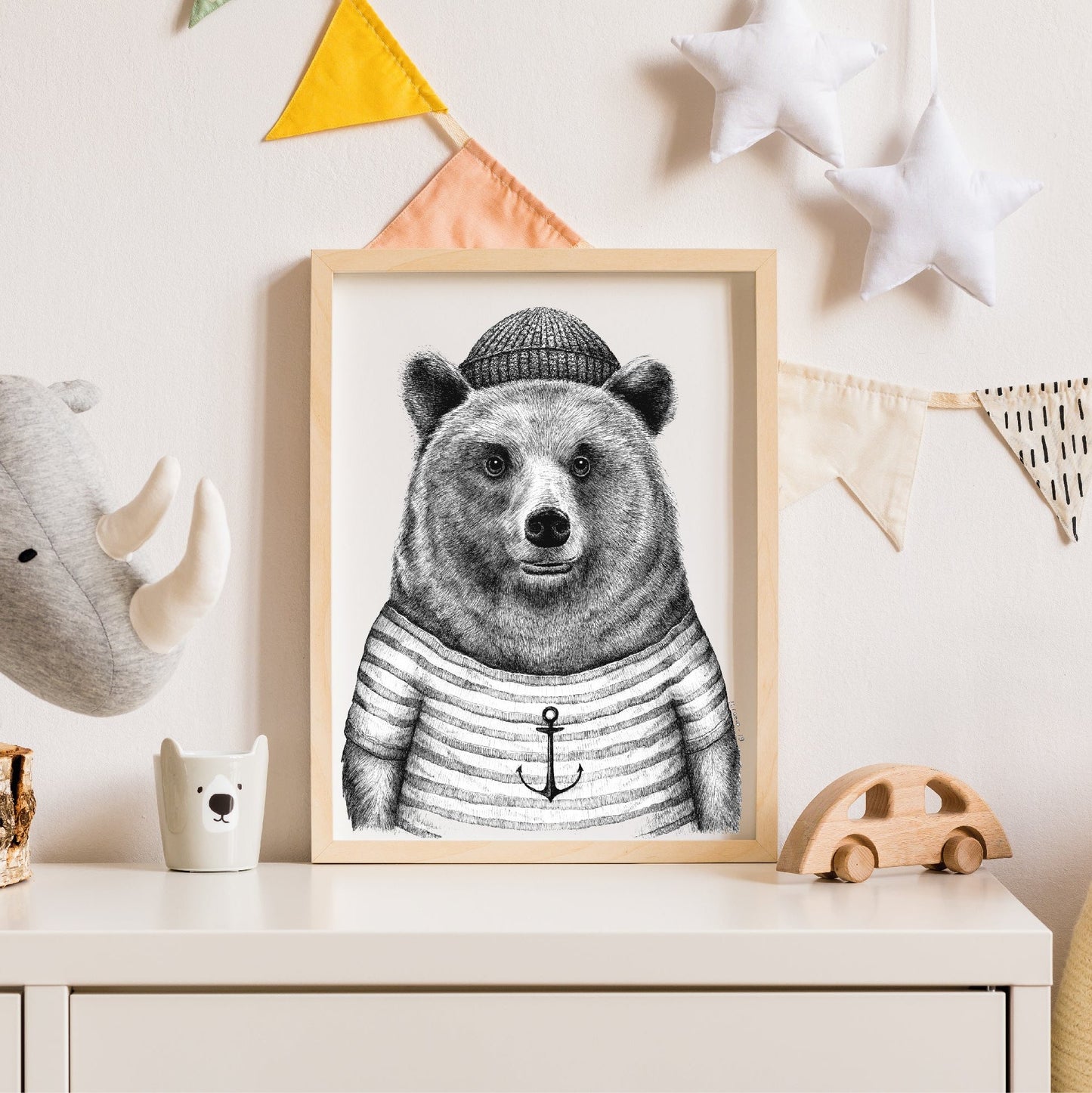 NAUTISCHER BÄR - ART PRINT