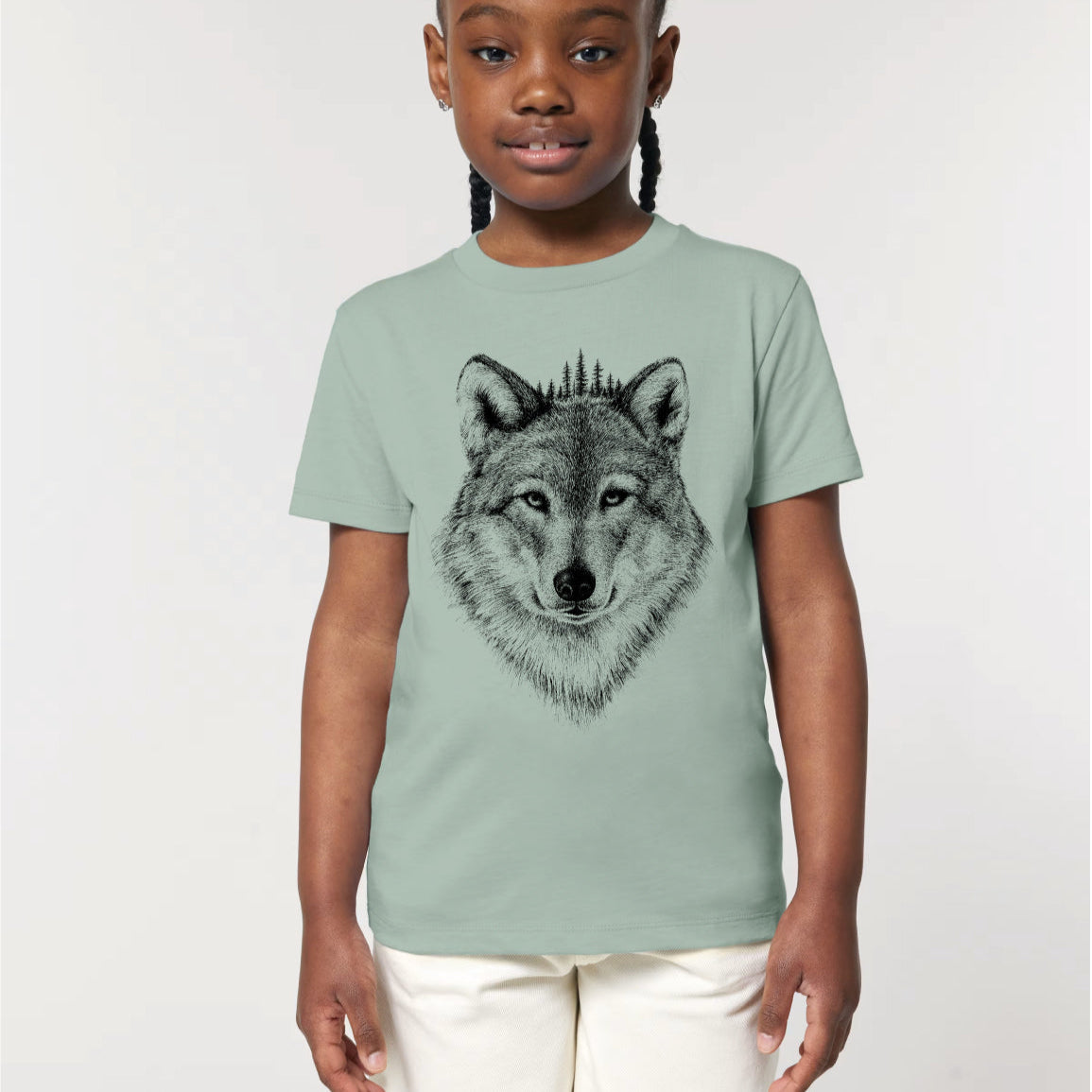 BLACK FOREST WOLF - KINDER BIO T-SHIRT