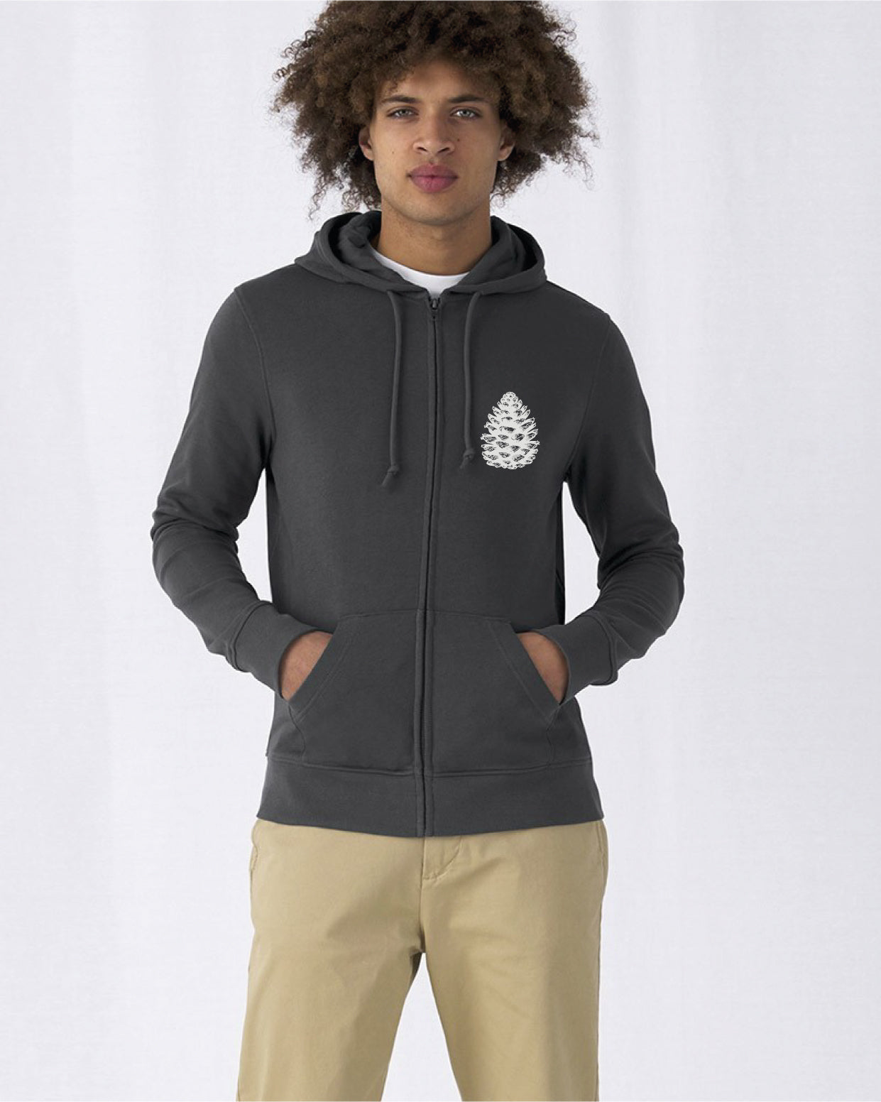 ENJOY THE NATURE - MEN´S ZIP UP HOODY