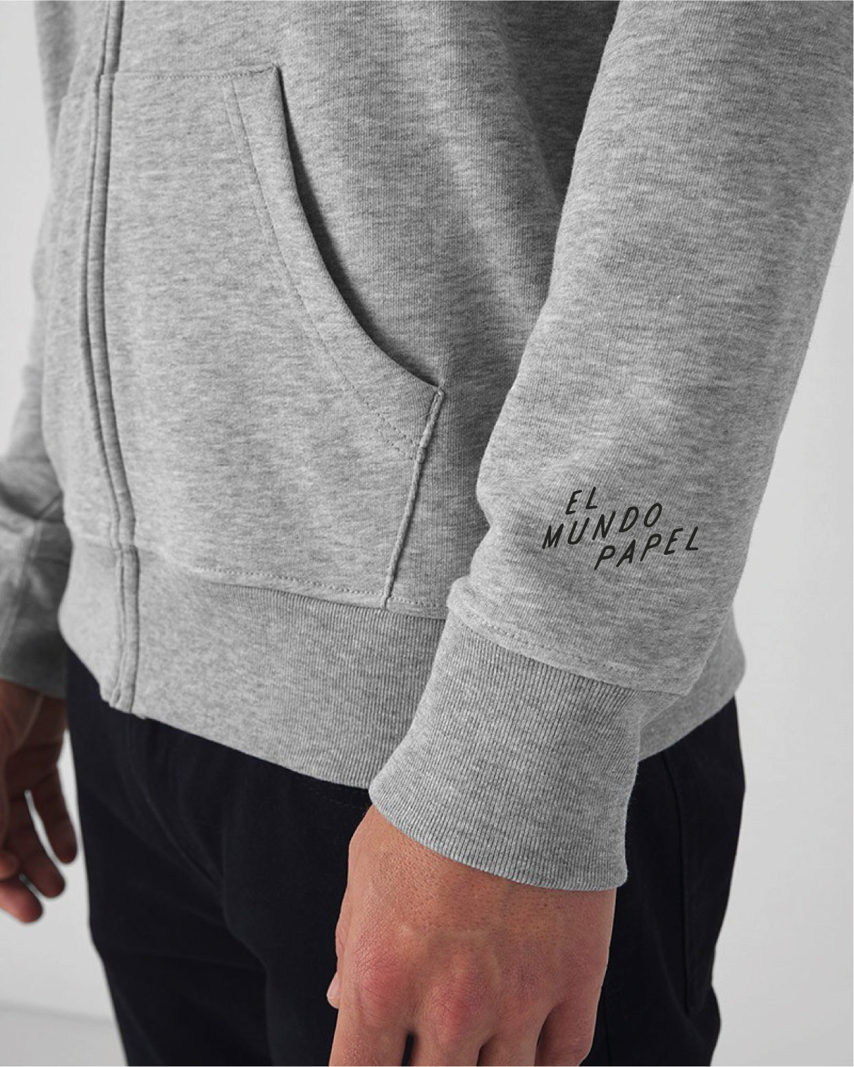 ENJOY THE NATURE - MEN´S ZIP UP HOODY