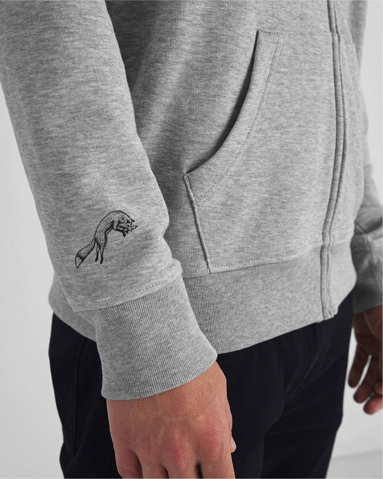 ENJOY THE NATURE - MEN´S ZIP UP HOODY