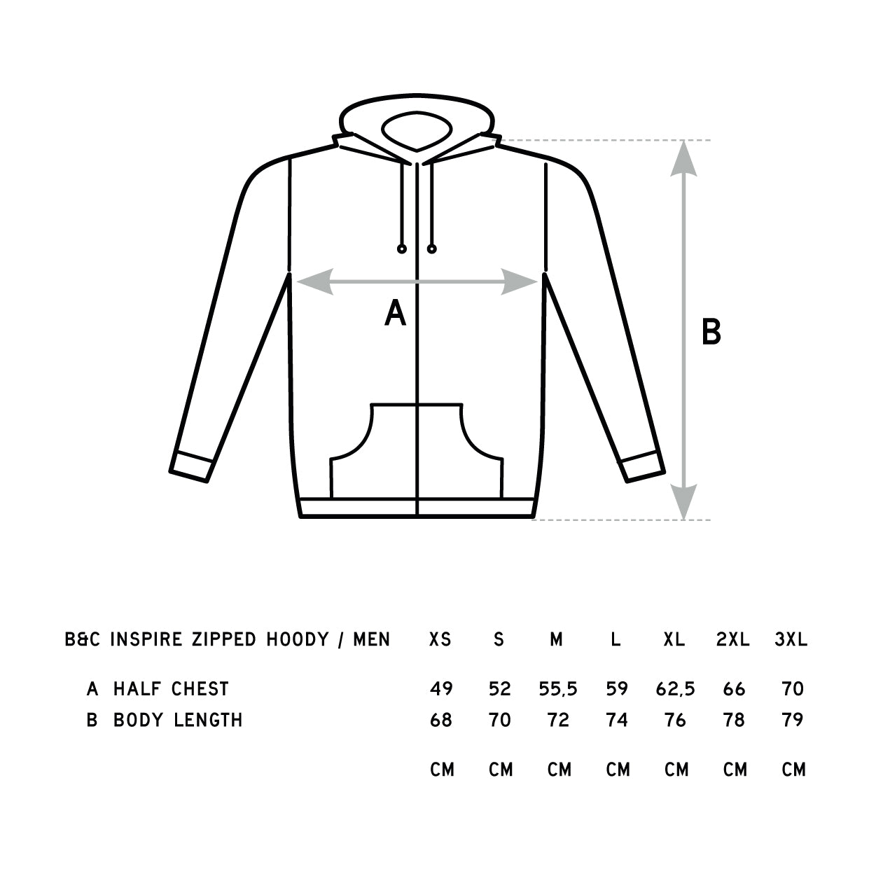 ENJOY THE NATURE - MEN´S ZIP UP HOODY