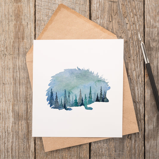 IGEL - GREETING CARD