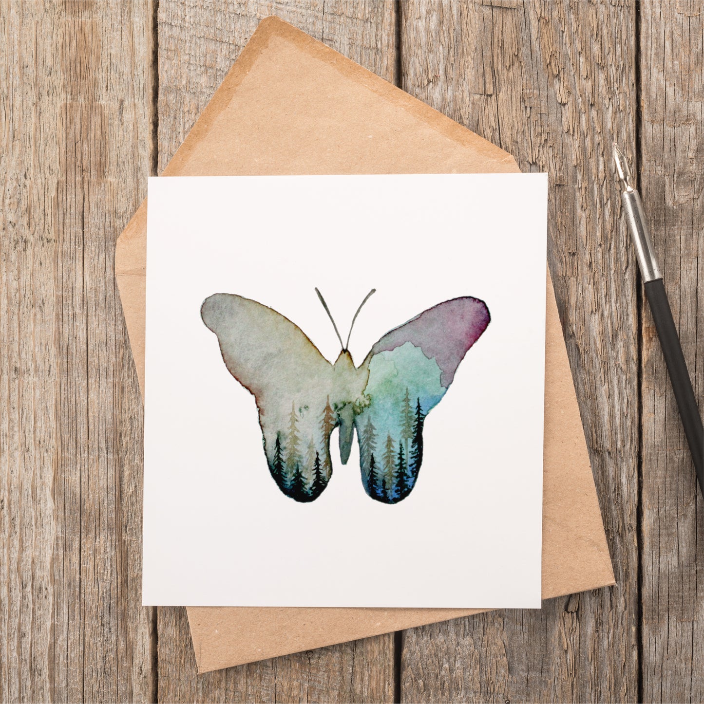 BUTTERFLY - GREETING CARD