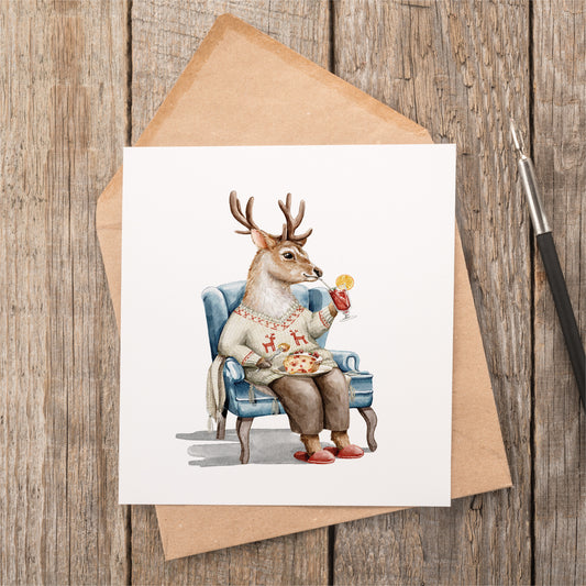 WAITING FOR SANTA - GREETING CARD