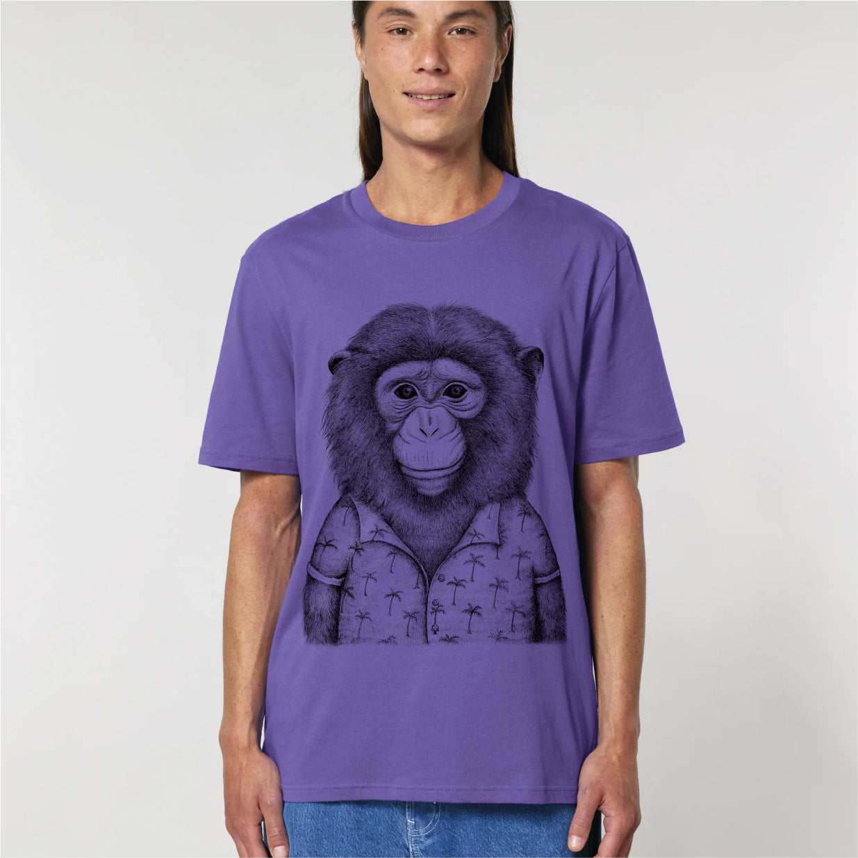 HAWAIIAN MONKEY / MEN´S UNISEX BIO T-SHIRT