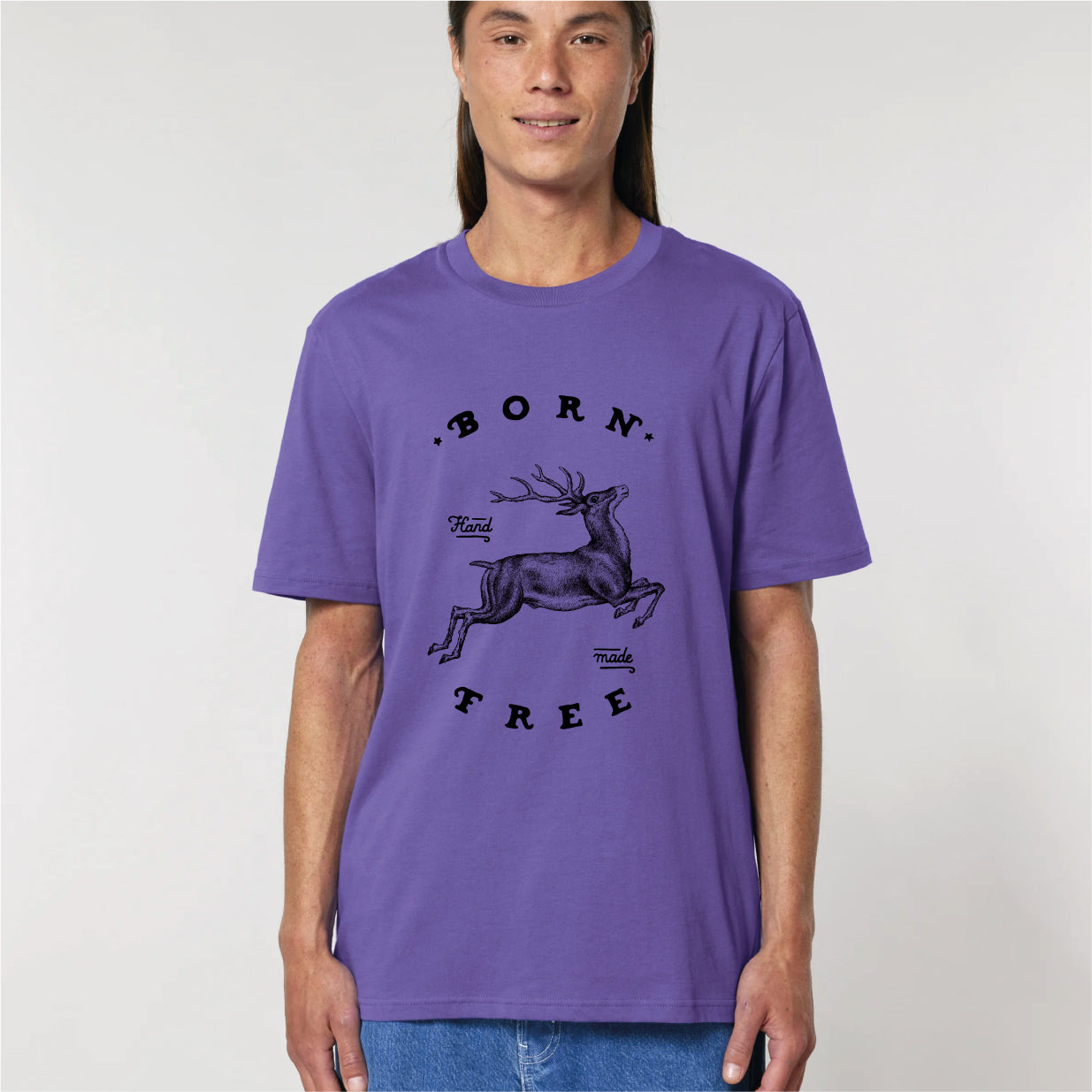 BORN FREE / MEN´S - UNISEX BIO T-SHIRT