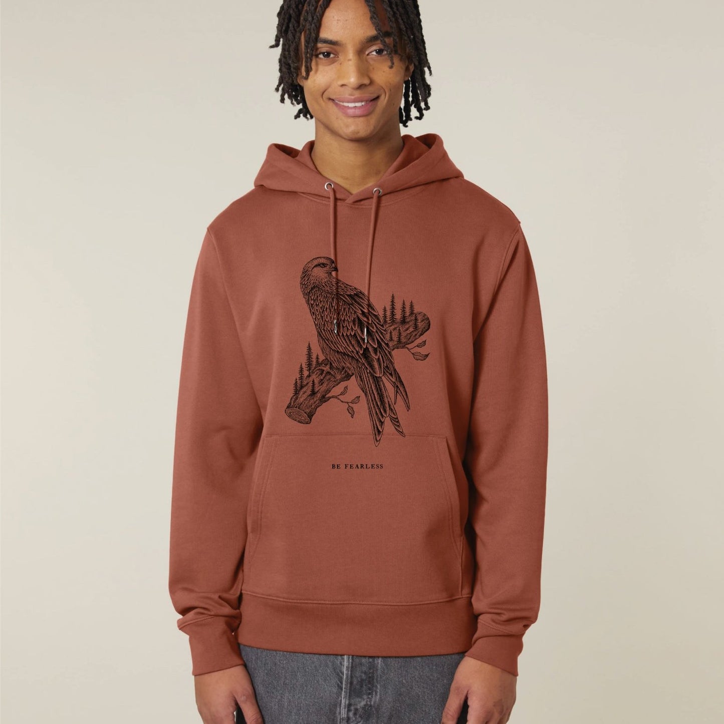 BE FEARLESS -  UNISEX BIO HOODY