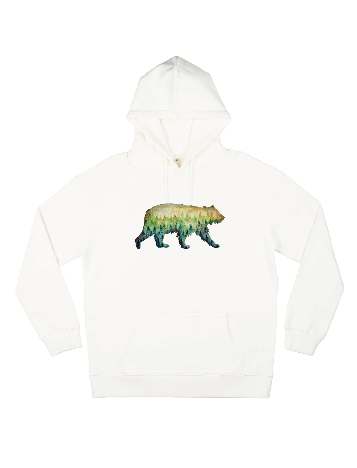 Black forest bear - Oversized unisex bio hoody