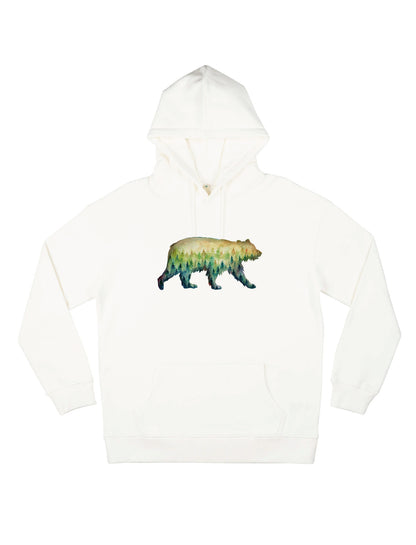 Black forest bear - Oversized unisex bio hoody