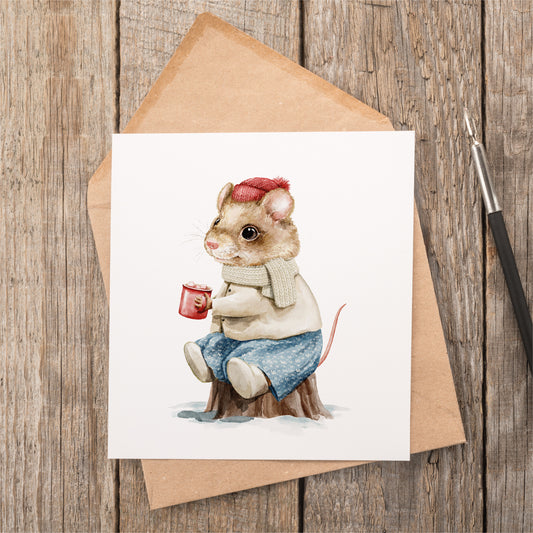 COZY CHRISTMAS - GREETING CARD