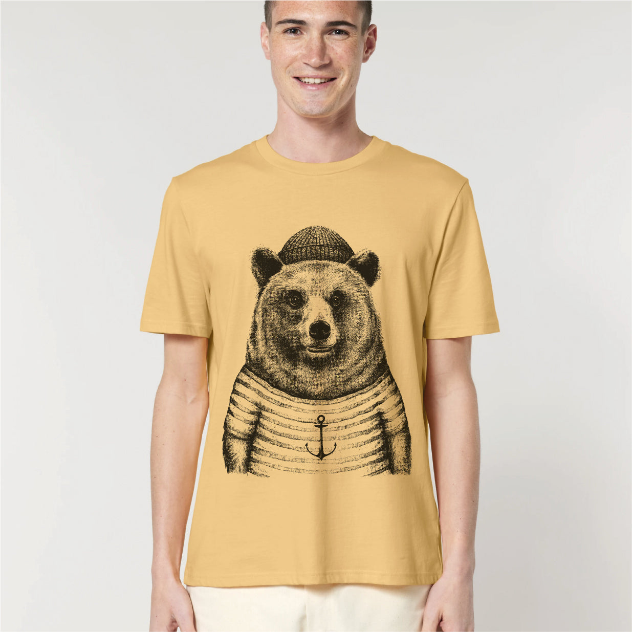 NAUTISCHER BÄR / MEN´S UNISEX BIO T-SHIRT