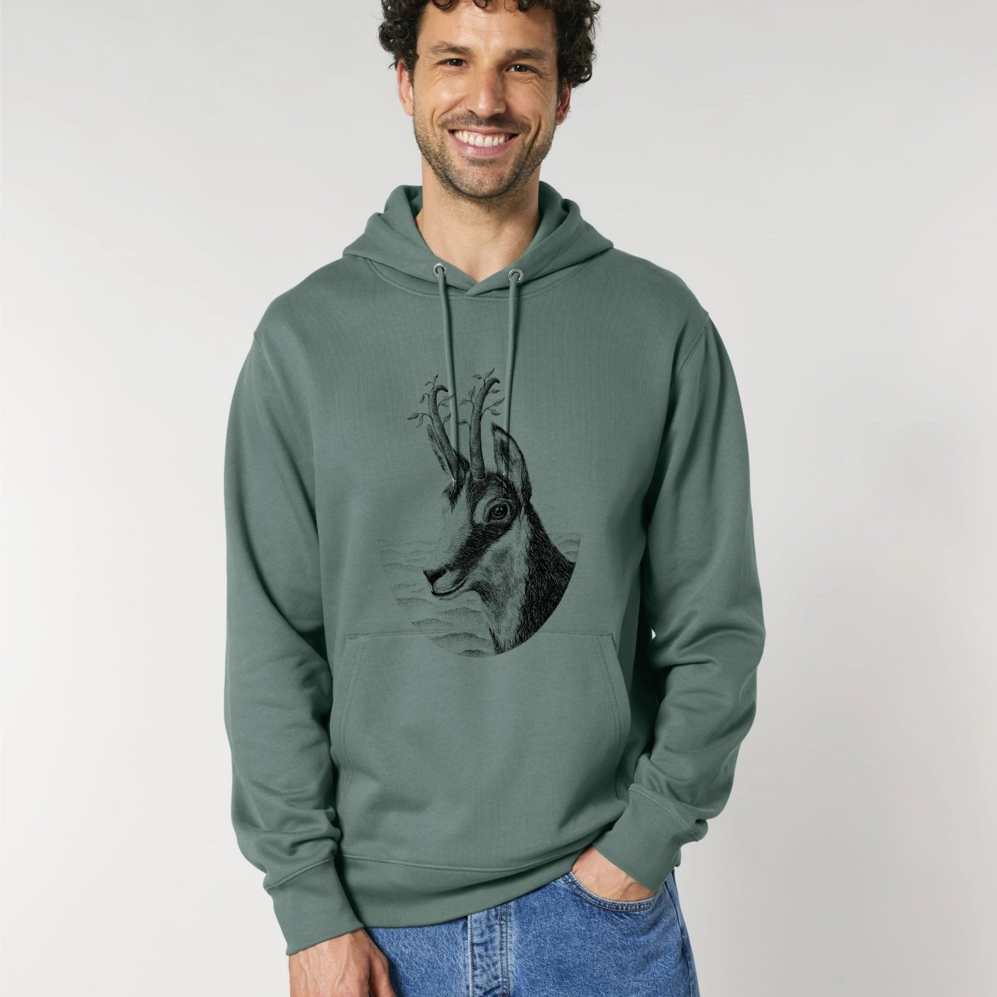 KING OF THE MOUNTAINS - UNISEX BIO HOODY