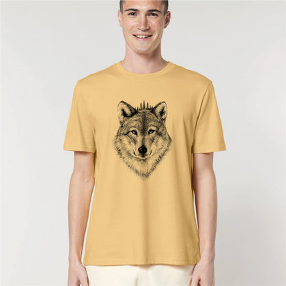 BLACK FOREST WOLF / MEN´S UNISEX BIO T-SHIRT