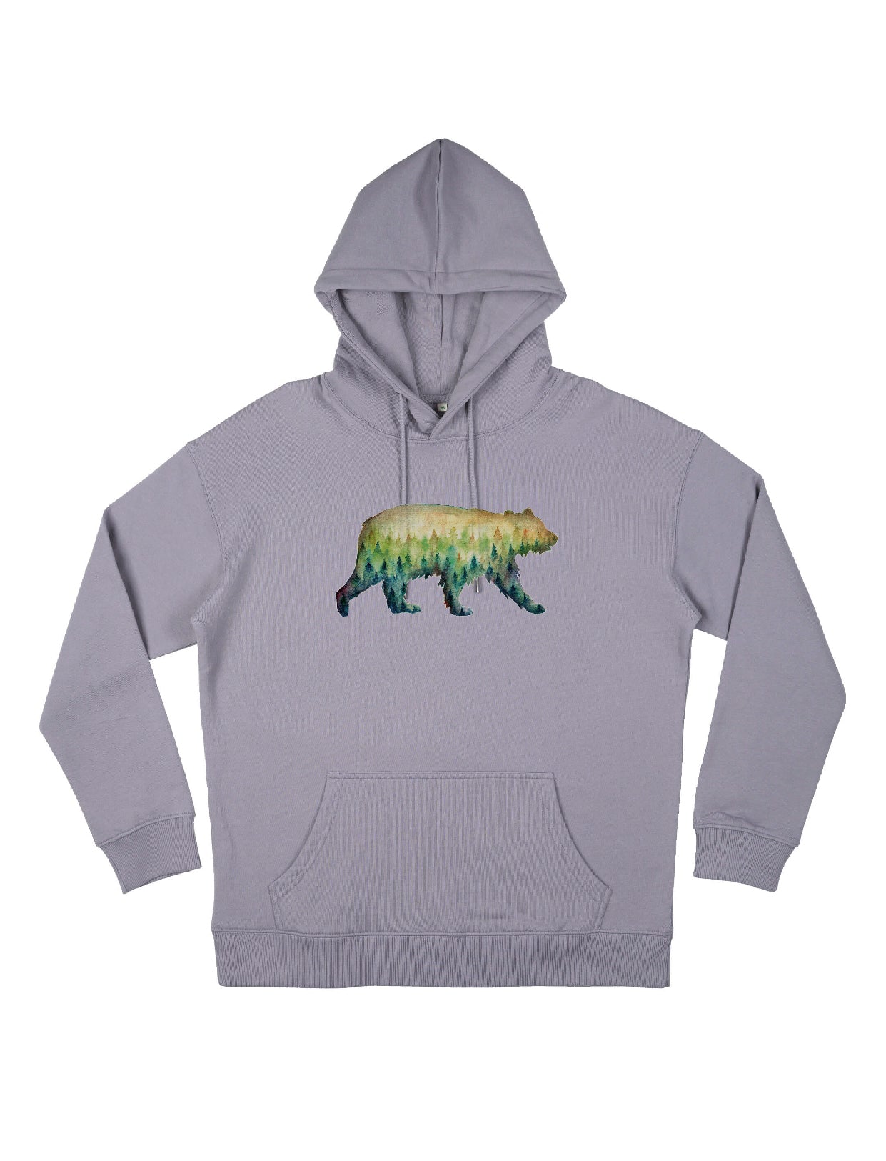 Black forest bear - Oversized unisex bio hoody