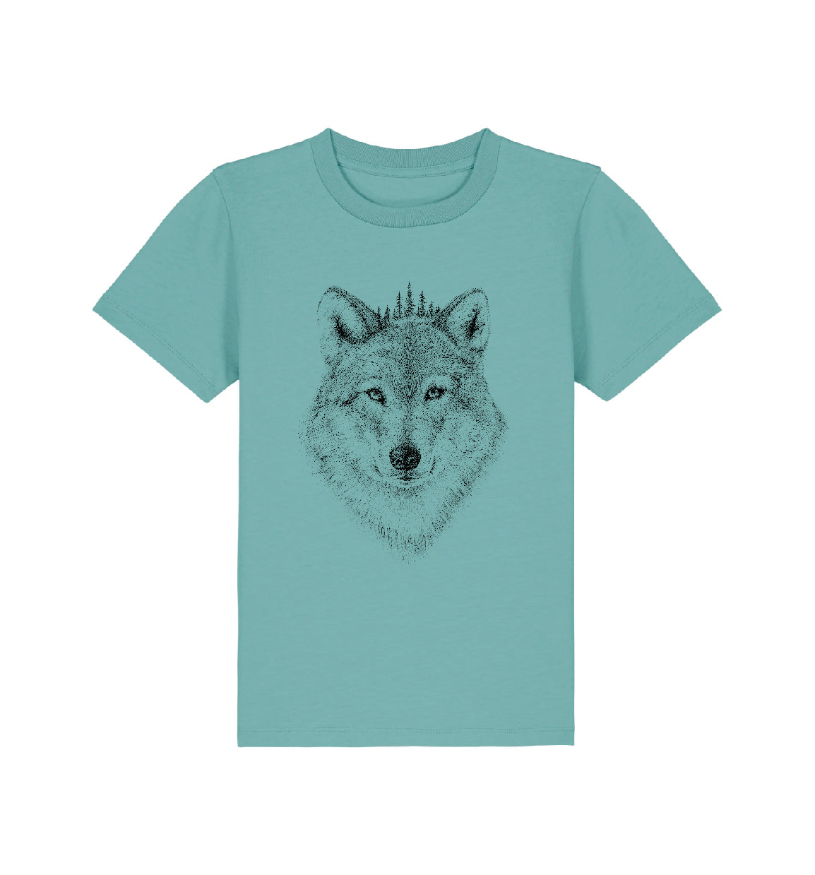 BLACK FOREST WOLF - KINDER BIO T-SHIRT