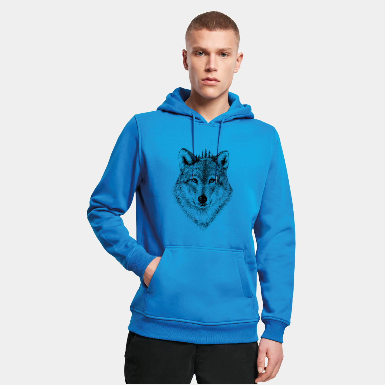 BLACK FOREST WOLF -  HEAVY HOODY