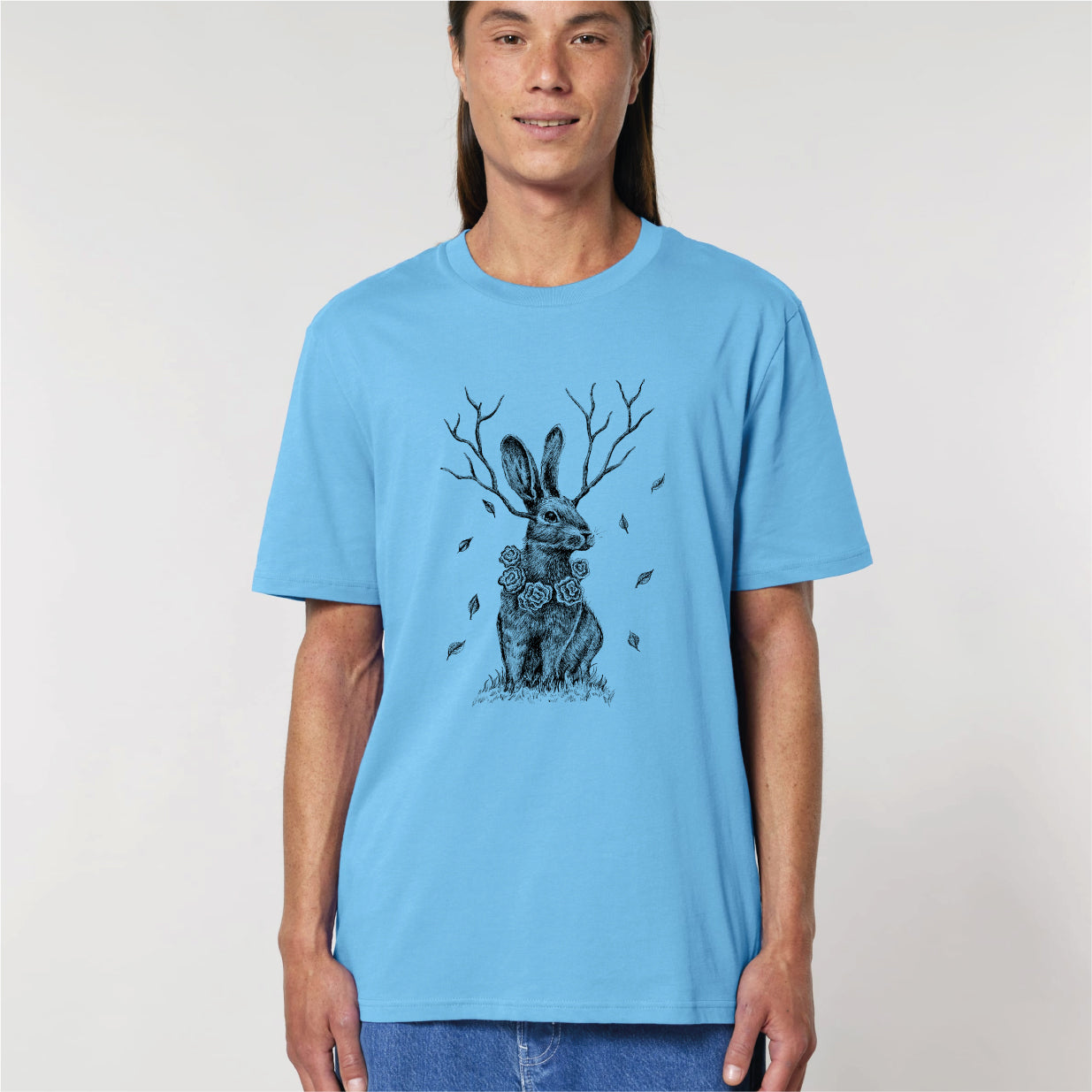 HASE AUS DEM WALD / MEN´S - UNISEX BIO T-SHIRT