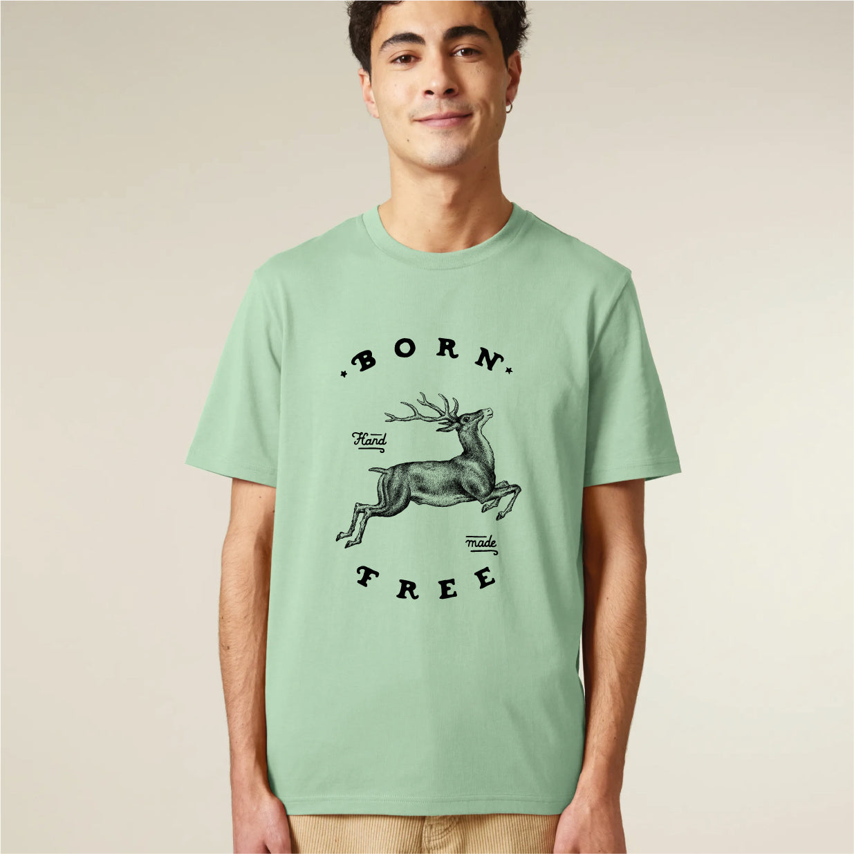 BORN FREE / MEN´S - UNISEX BIO T-SHIRT