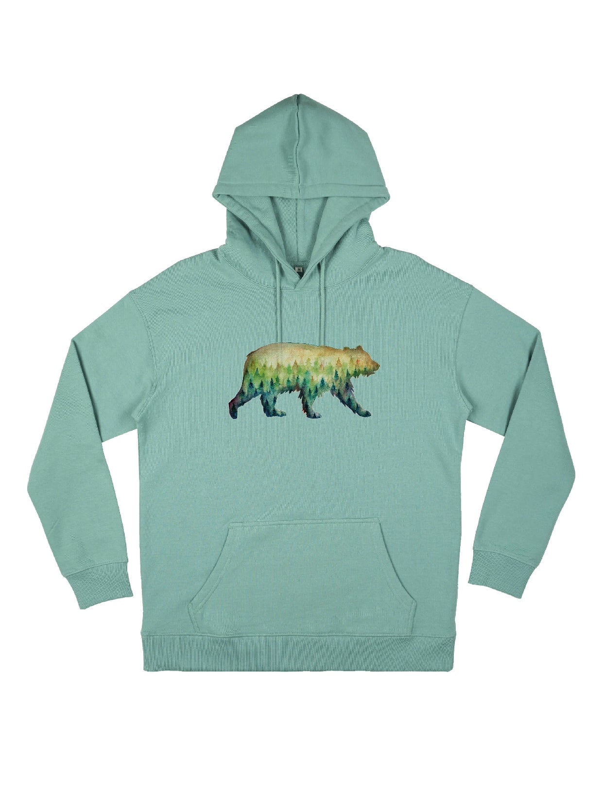 Black forest bear - Oversized unisex bio hoody