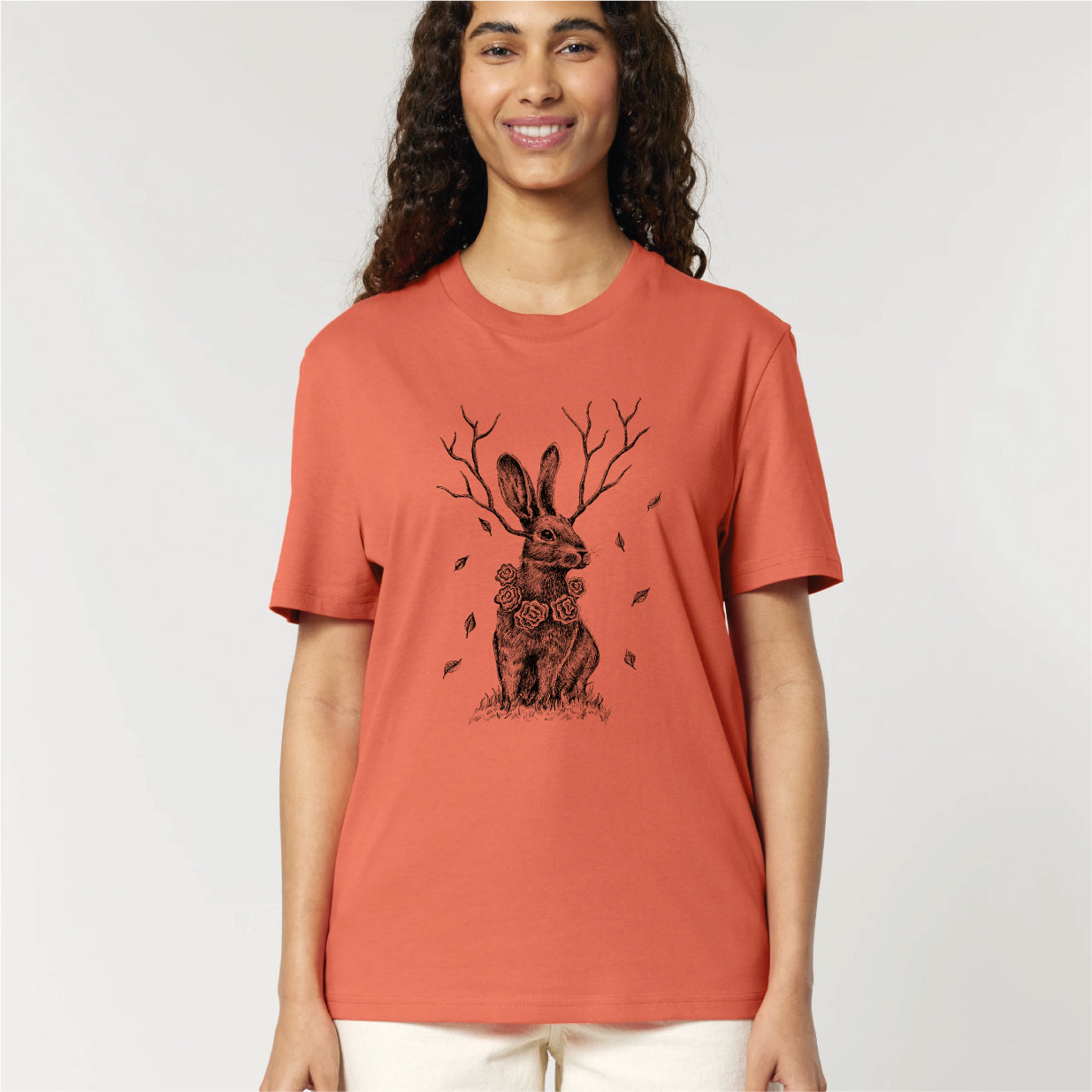 HASE AUS DEM WALD / MEN´S - UNISEX BIO T-SHIRT