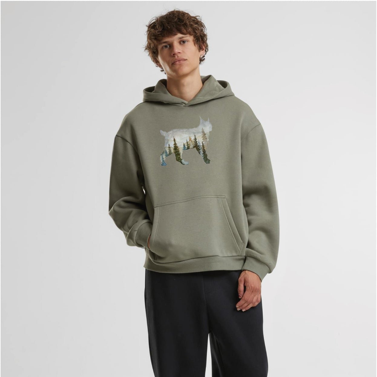 WILD AND FREE -  MEN´S OVERSIZE HEAVY HOODY