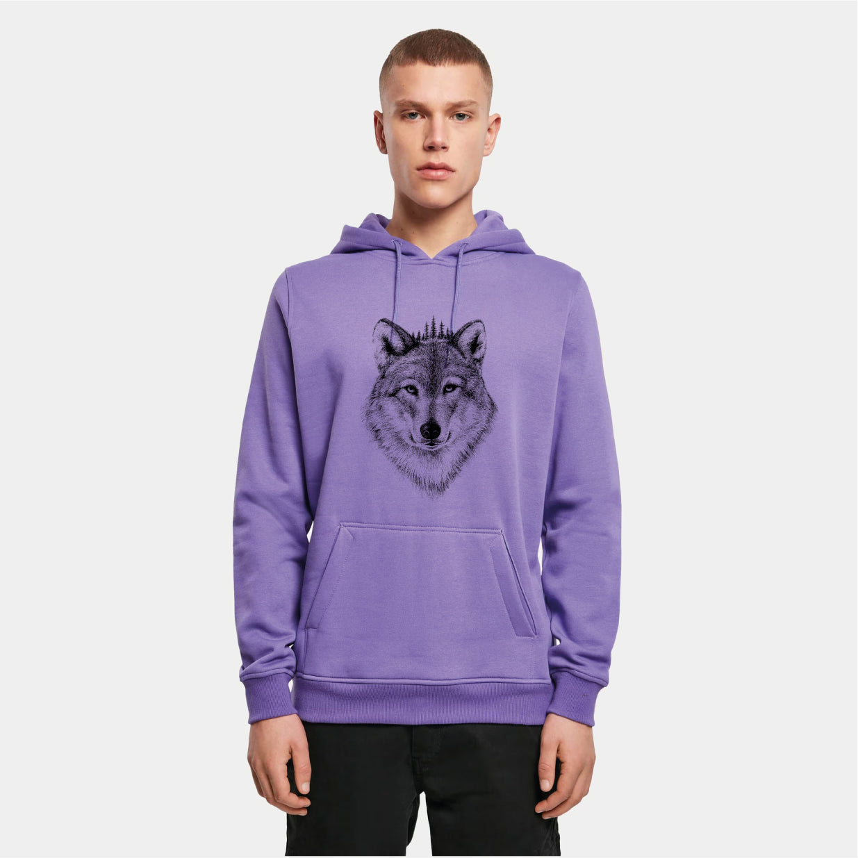 BLACK FOREST WOLF -  HEAVY HOODY