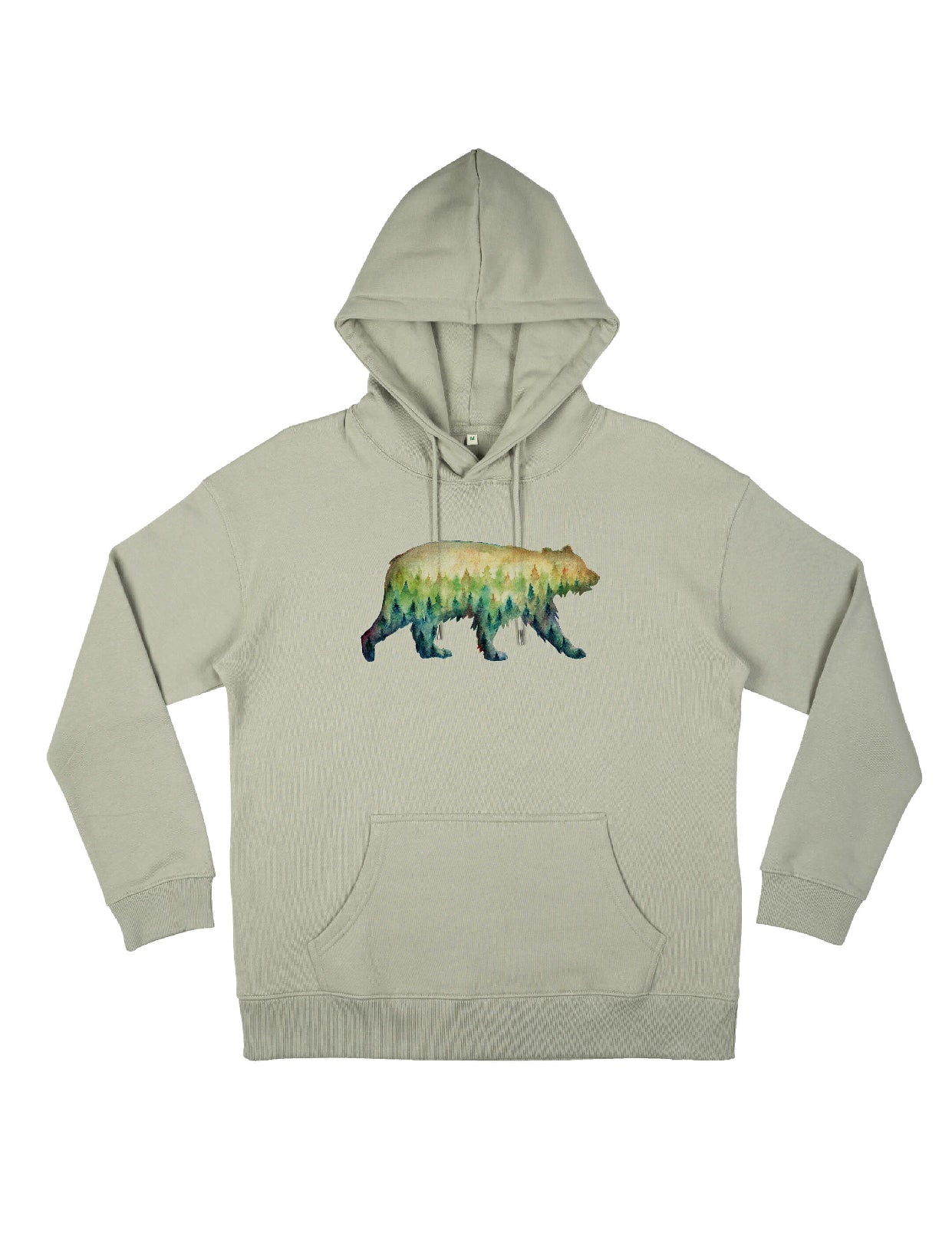 Black forest bear - Oversized unisex bio hoody