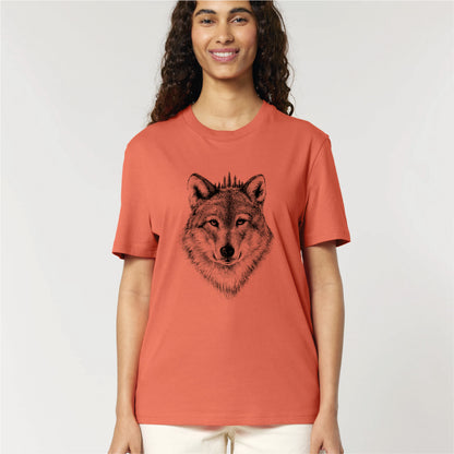 BLACK FOREST WOLF / MEN´S UNISEX BIO T-SHIRT