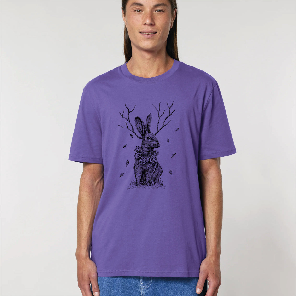 HASE AUS DEM WALD / MEN´S - UNISEX BIO T-SHIRT