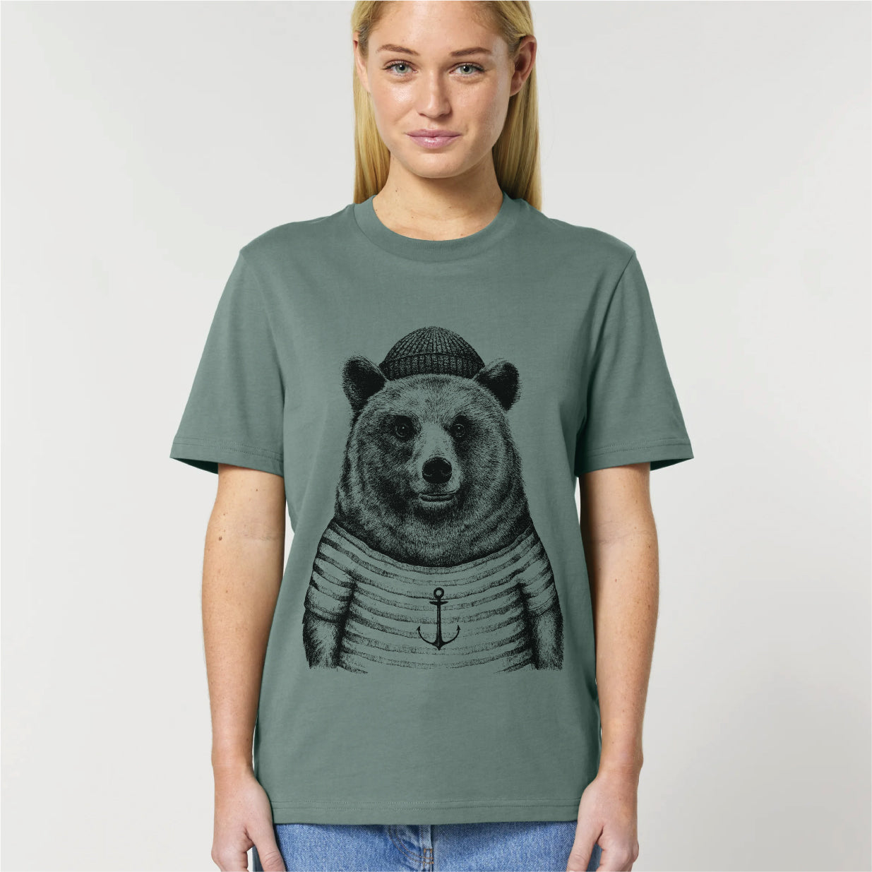 NAUTISCHER BÄR / MEN´S UNISEX BIO T-SHIRT