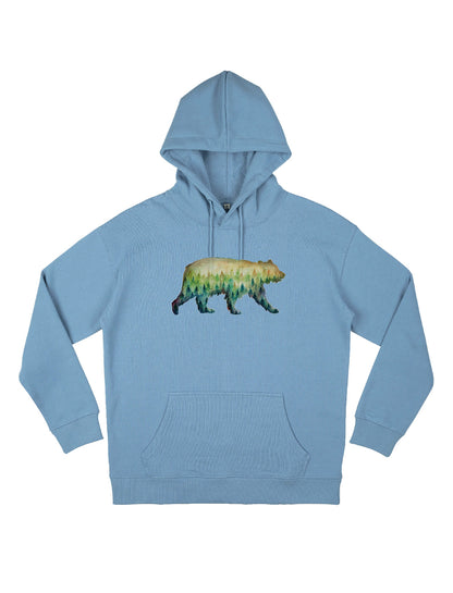 Black forest bear - Oversized unisex bio hoody