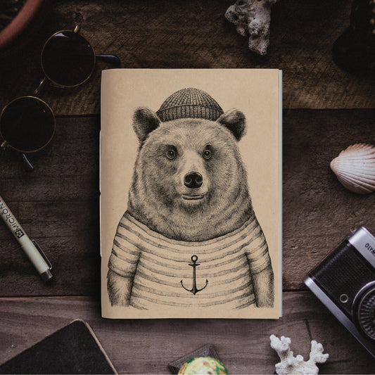 NAUTISCHER BÄR - NOTEBOOK