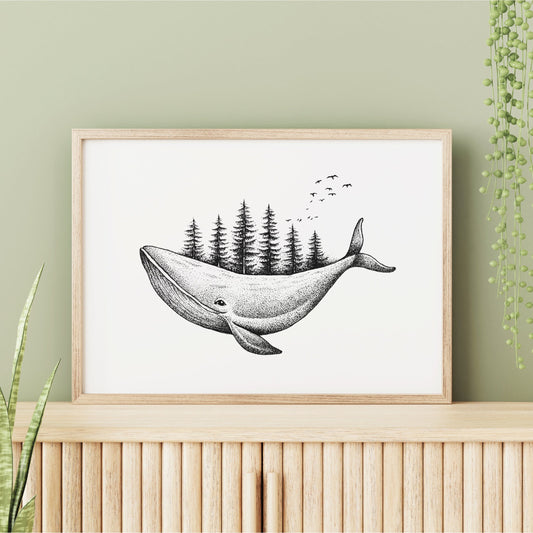 WAL AUS DEM WALD - ART PRINT