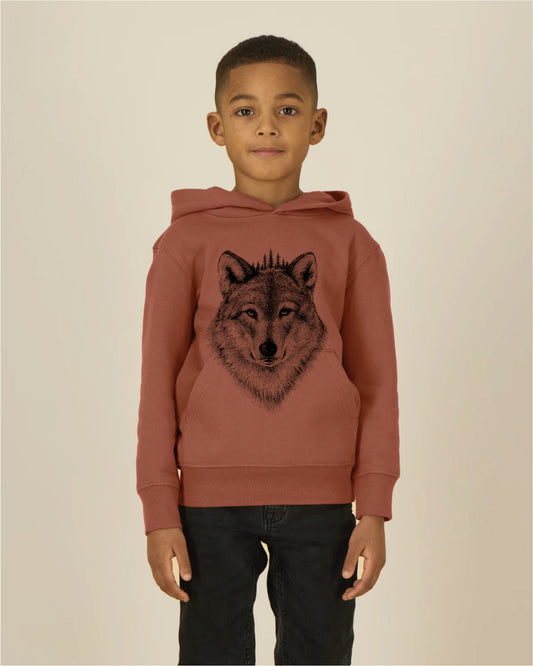 BLACK FOREST WOLF - KINDER BIO HOODY