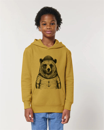 NAUTISCHER BÄR - KINDER BIO HOODY