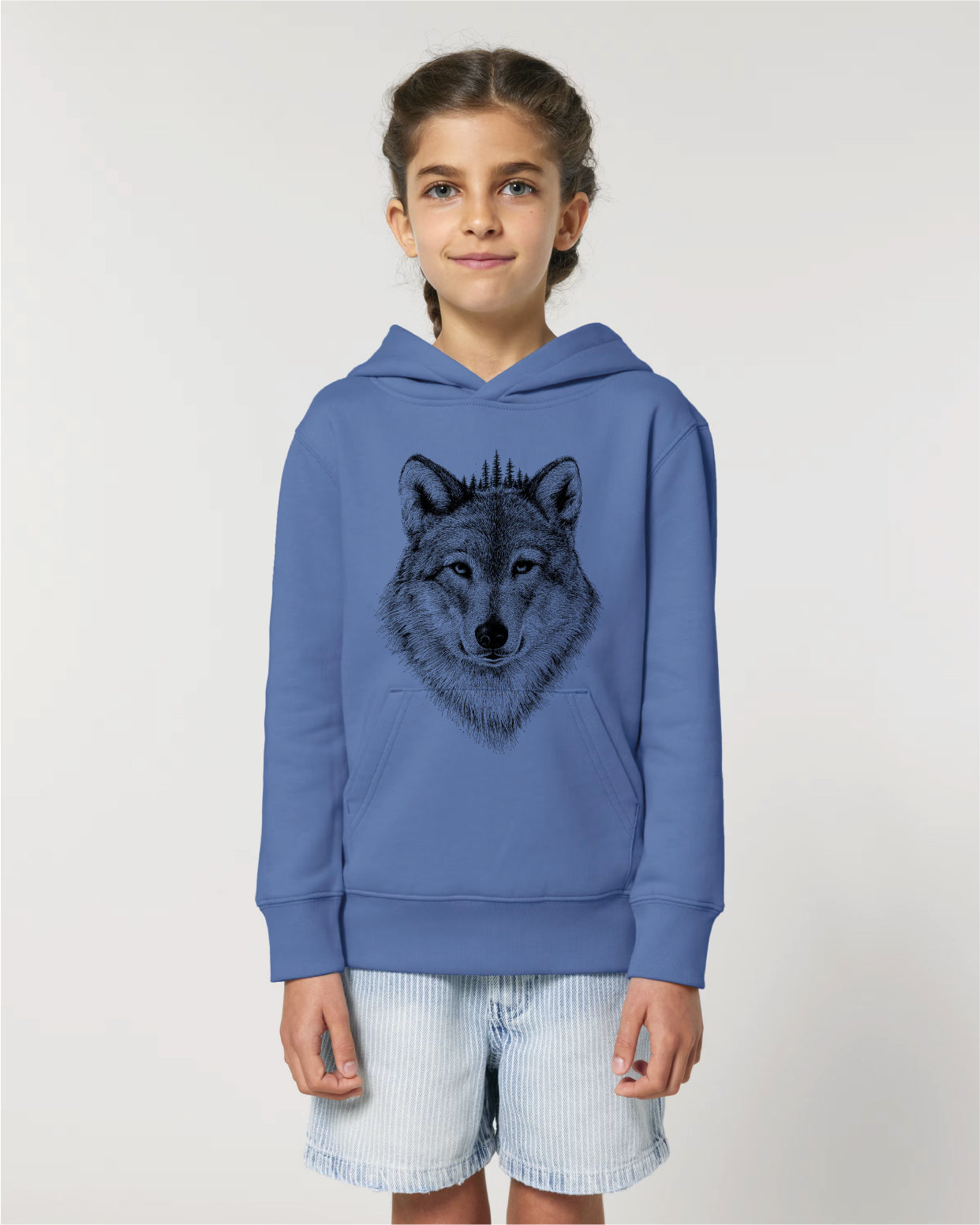 BLACK FOREST WOLF - KINDER BIO HOODY